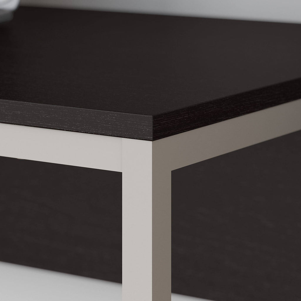 Espresso Oak Computer Desk with File Cabinet and Bookcase C114