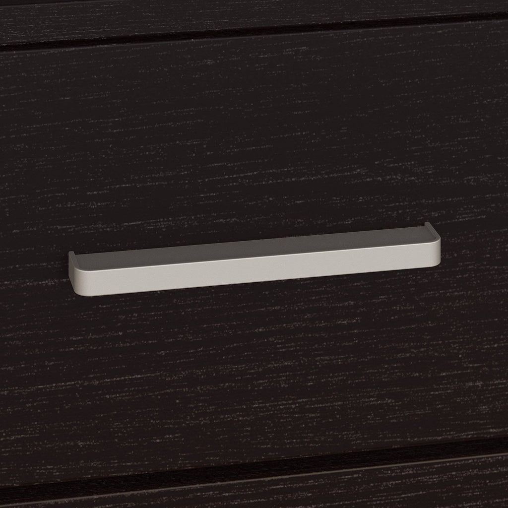 Espresso Oak Computer Desk with File Cabinet and Bookcase C114