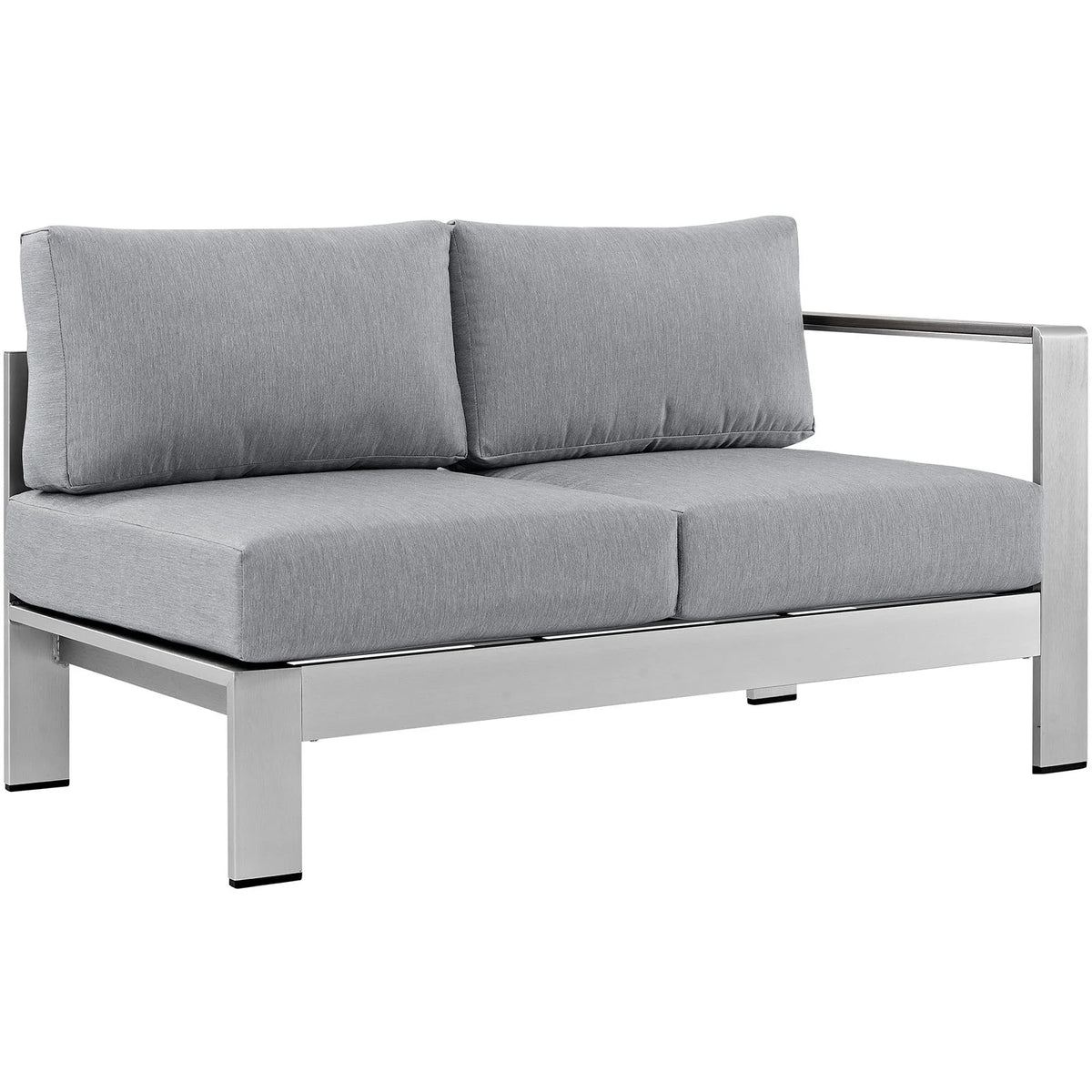 4 Piece Outdoor Patio Aluminum Sectional Sofa Set Z35329