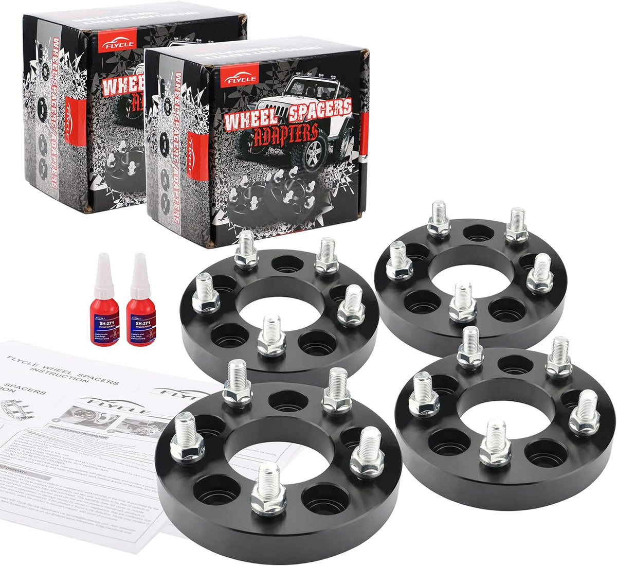 5x4.5 to 5x4.75 Wheel Adapters, 1 inch, 73mm Center Bore N736