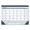 Recycled Desk Pad Calendar, 22 x 17, White/Blue Sheets, 12-Month (Jan to Dec) F459