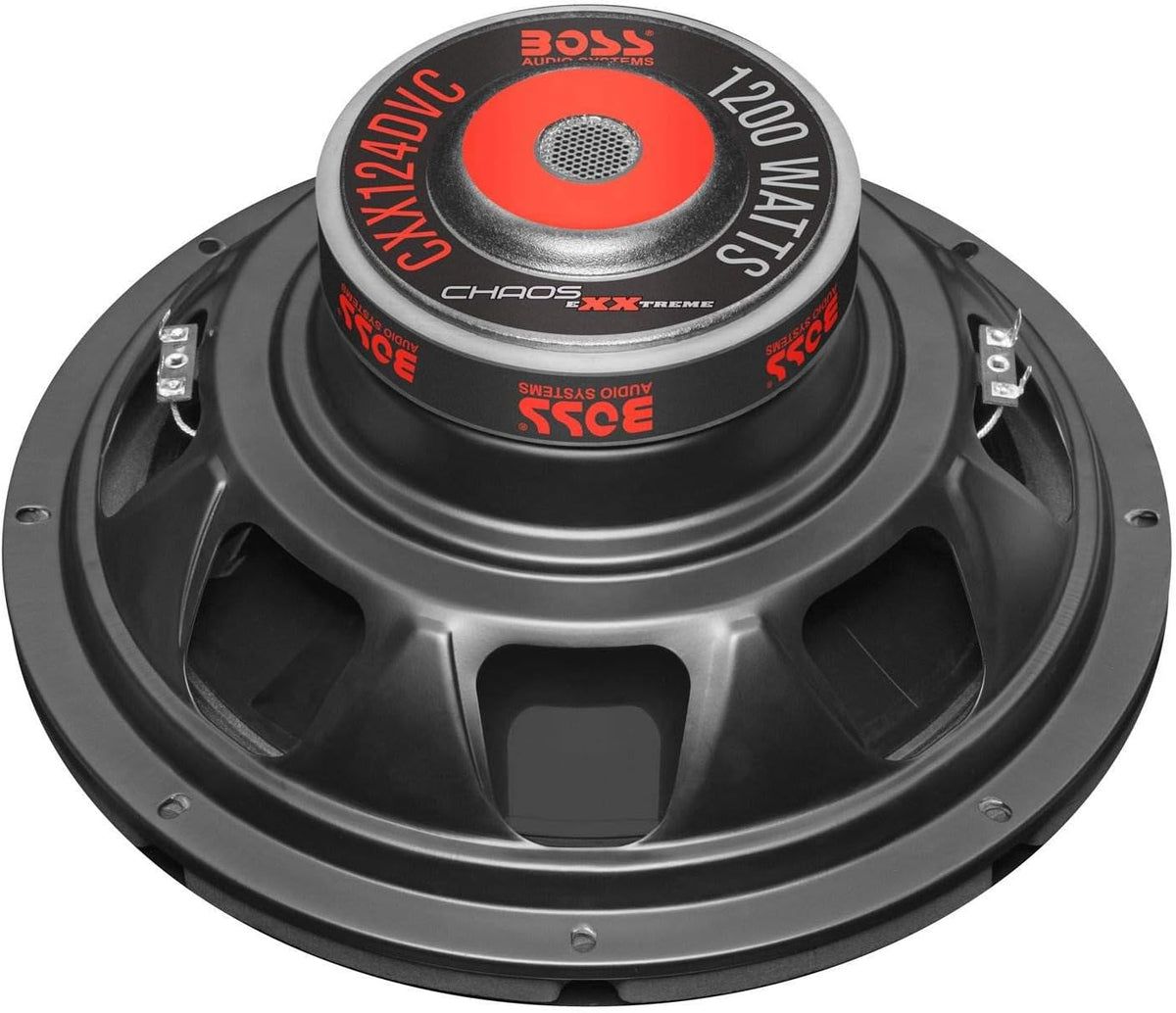 12" 1200W Dual Voice Coil 4 Ohm Car Audio Subwoofer (2 Pack) H77309