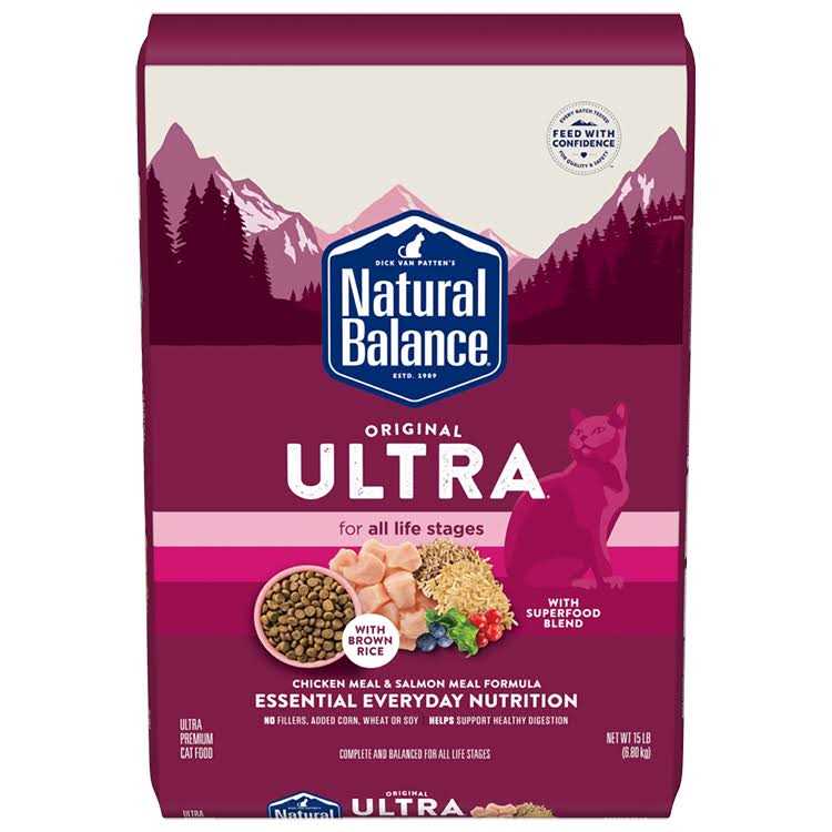 Indoor Chicken & Salmon Meal Dry Cat Food B56377