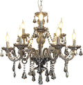 K9 Crystal Chandelier, Double Layer 9 Light Pendant Light Fixture Q881727