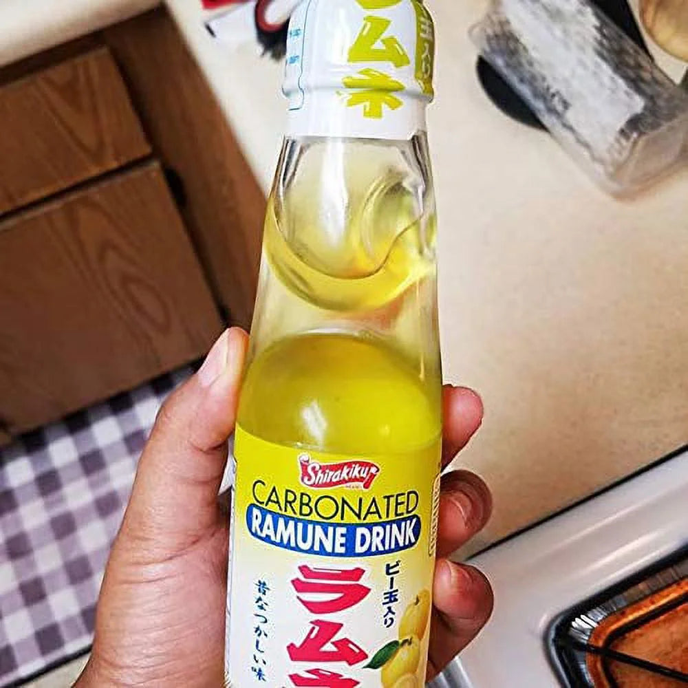 Yuzu Flavor Marble Soda, 6.76 oz. Bottles (Pack of 6) J620631