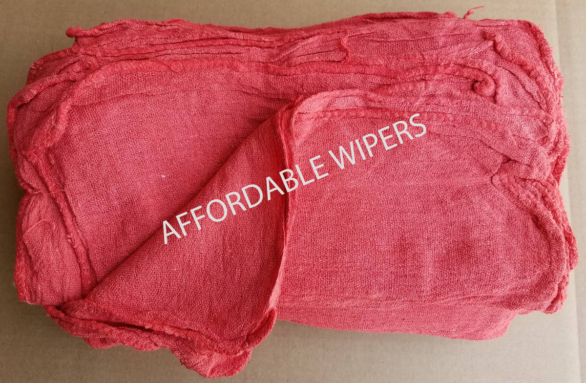 500 Count Red Shop Towels N12414