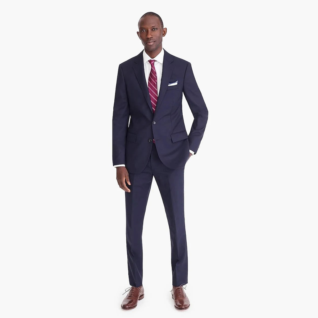 Slim-Fit Italian Wool Suit Pant I7767