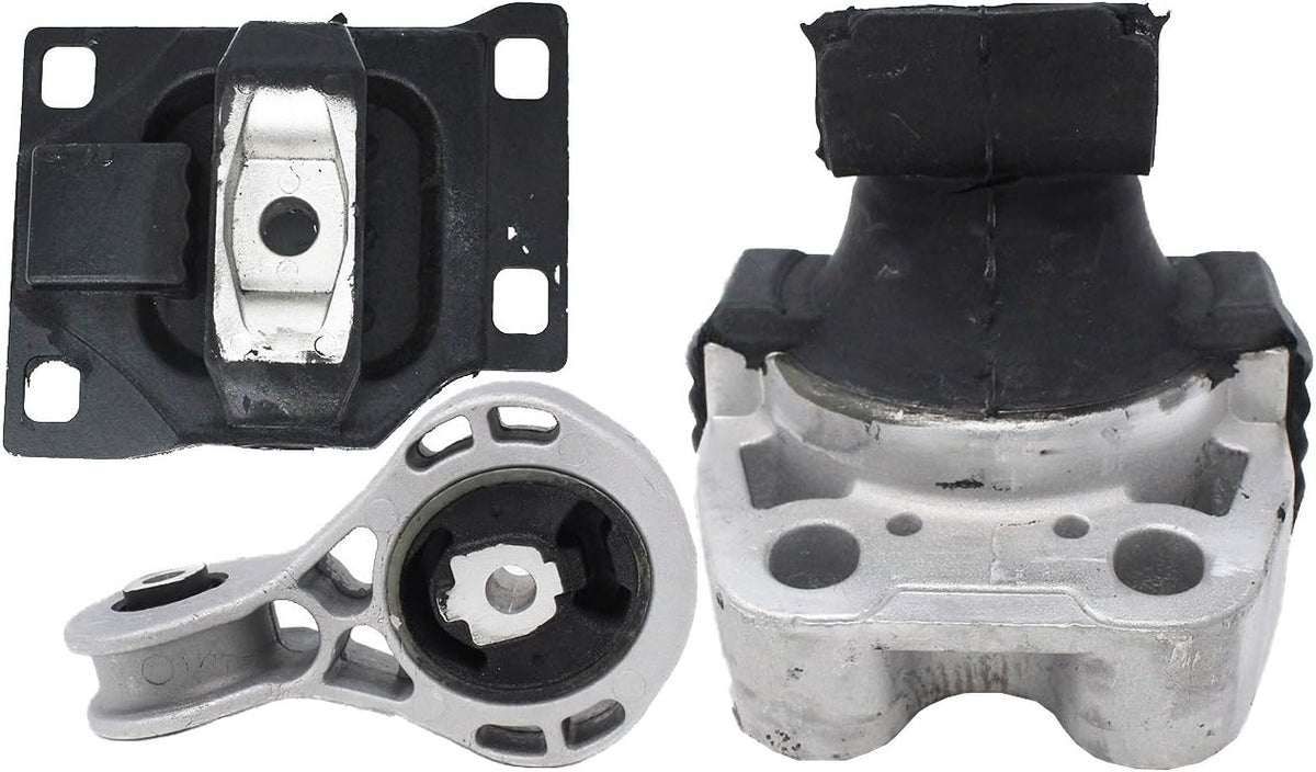 Engine Motor and Trans Mount Set of 3 Compatible with Ford Focus 2.0L G888078
