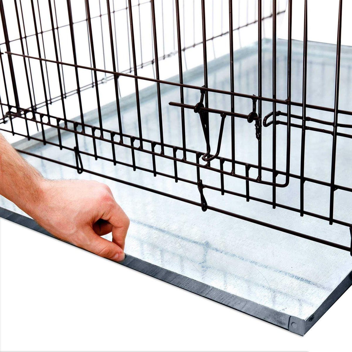 Galvanized Metal Tray O893640
