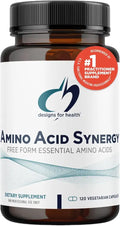 Vegetarian Essential Amino Acids Supplement with BCAAs 120 Capsules J9253