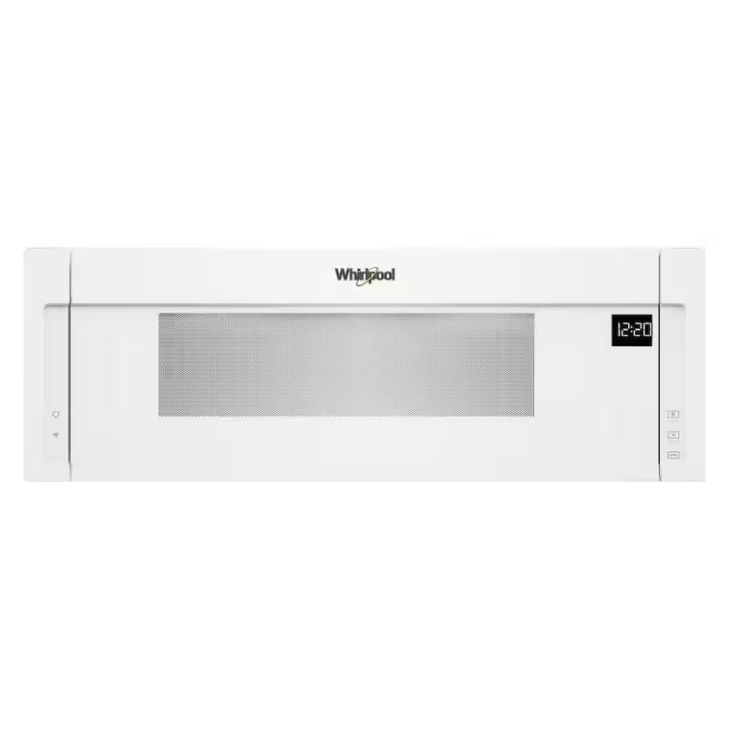 White Low Profile Microwave Hood Combination P918108