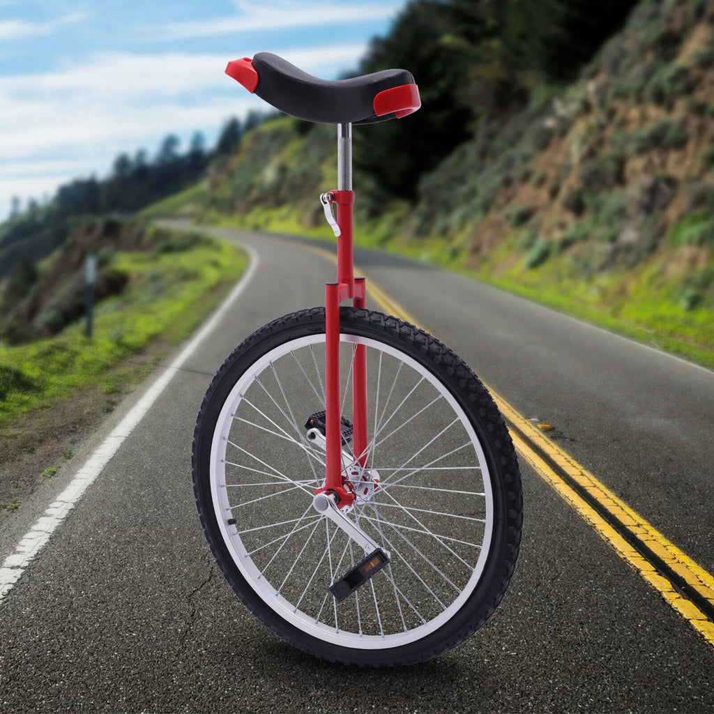 24 Unicycle with Leakproof Tire and Adjustable Seat G213