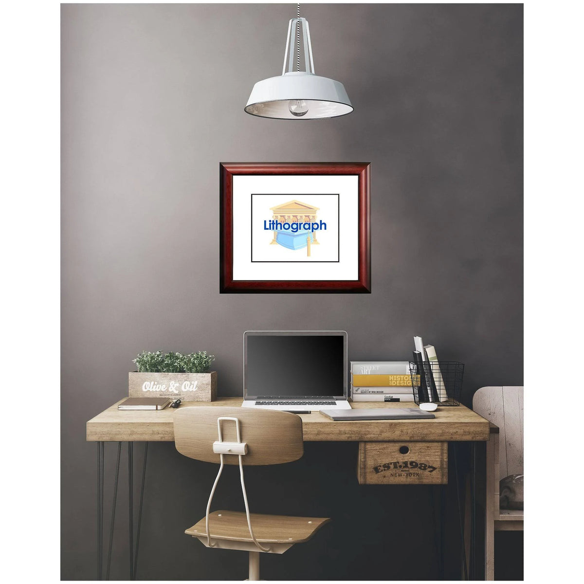 Satin Mahogany Diploma Frame Y7954
