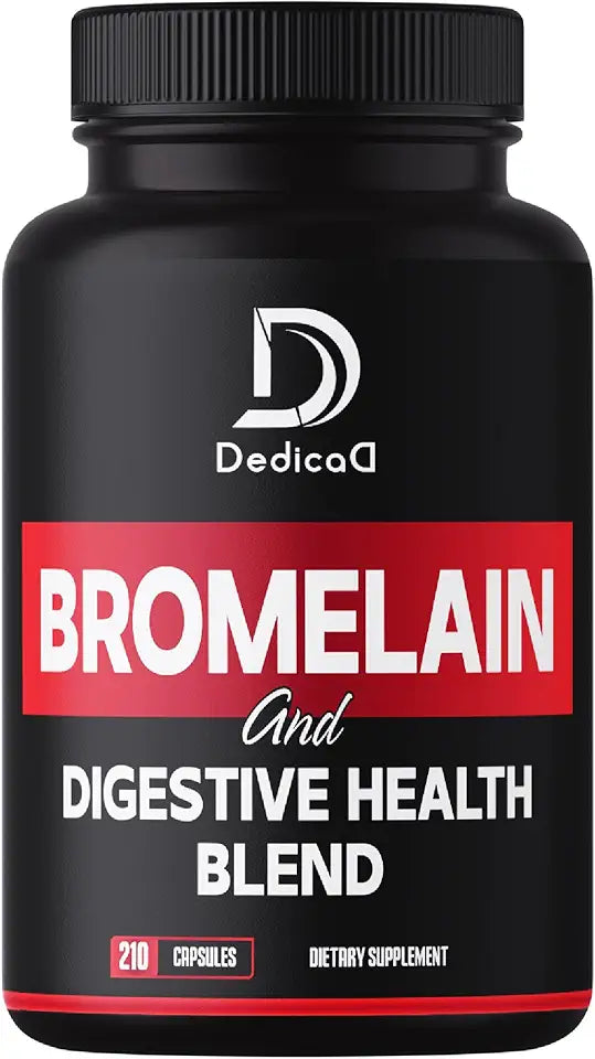 Bromelain 500mg 210 Capsules Digestive Health Blend V43097