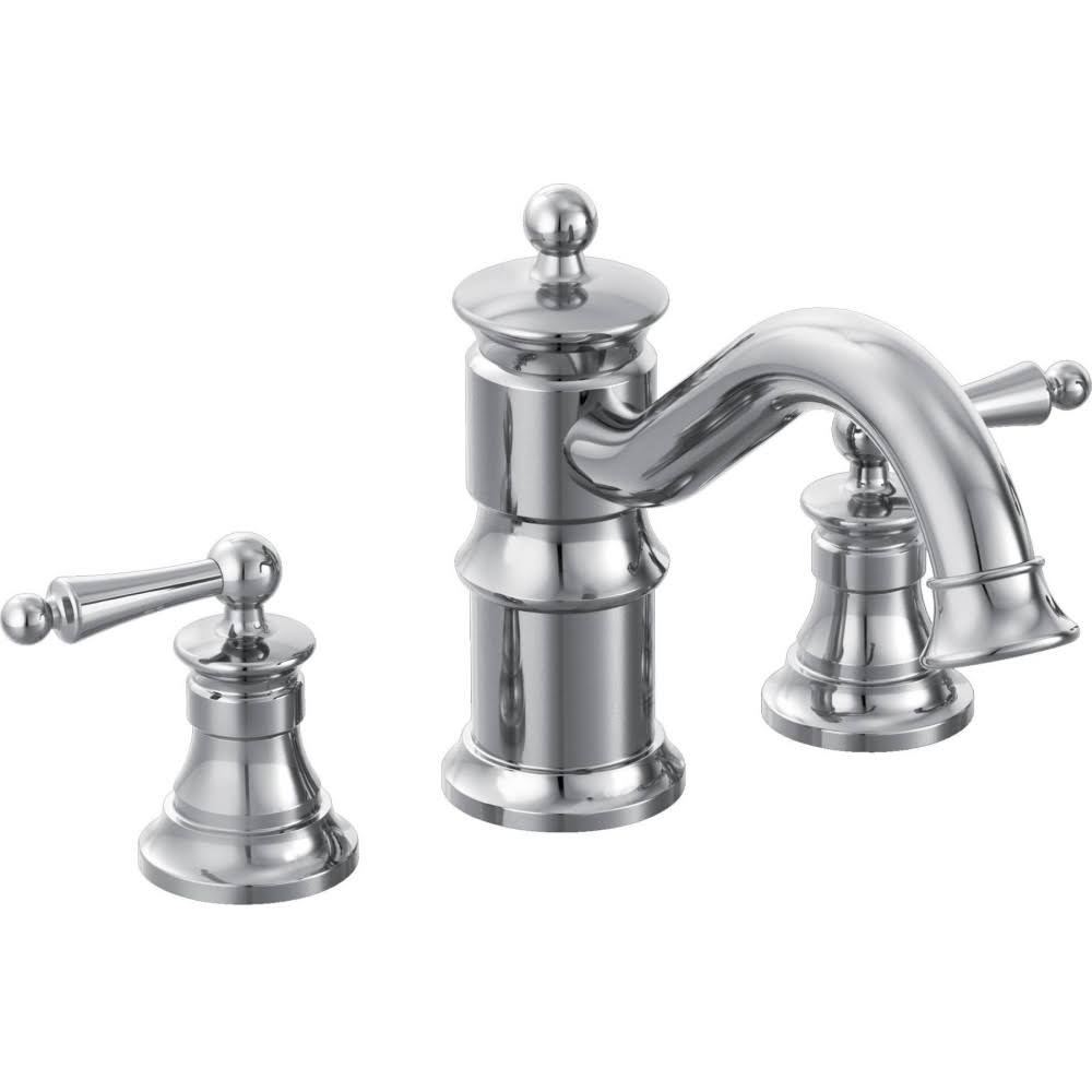 Chrome Two-Handle Roman Tub Faucet V408