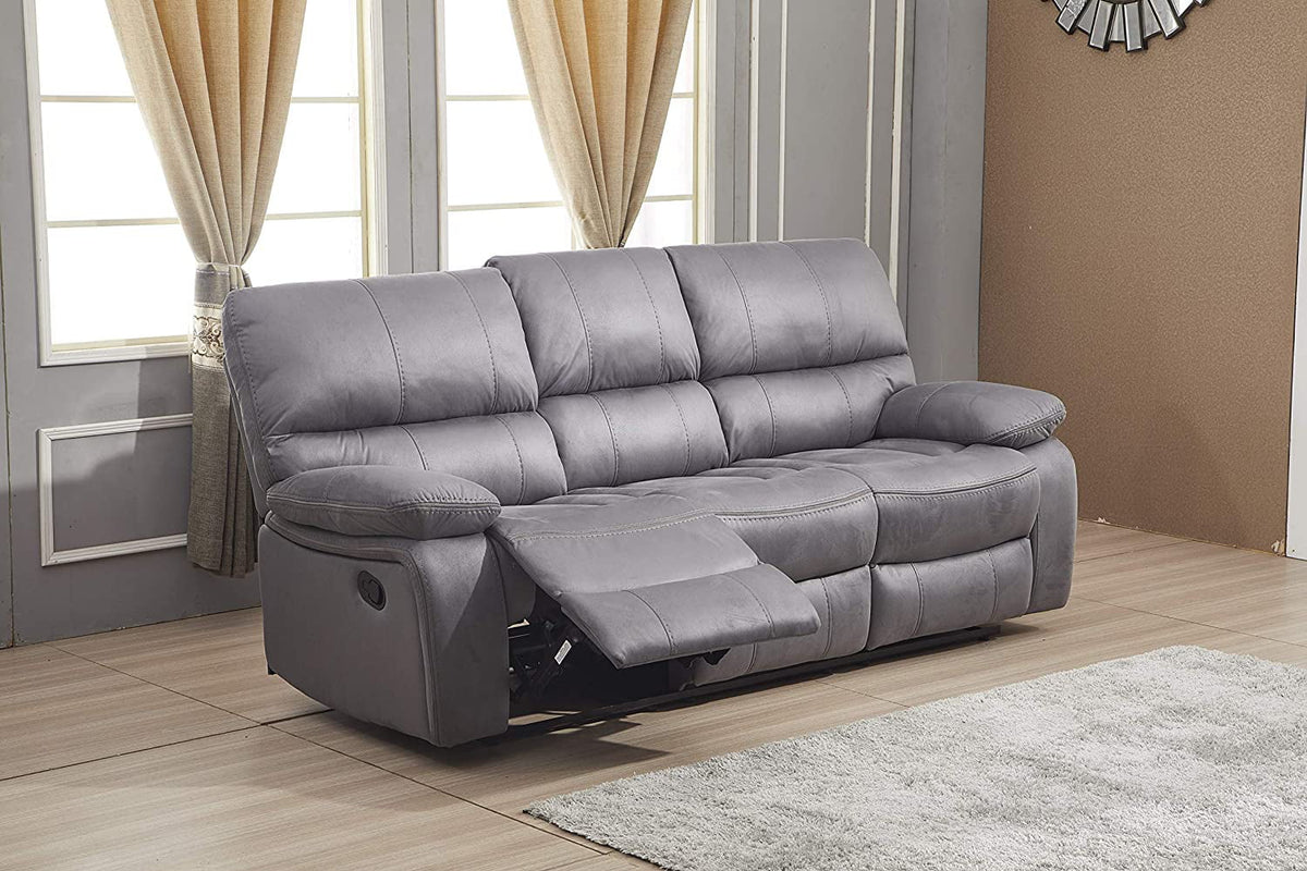Microfiber Reclining Sofa and Loveseat Z549130
