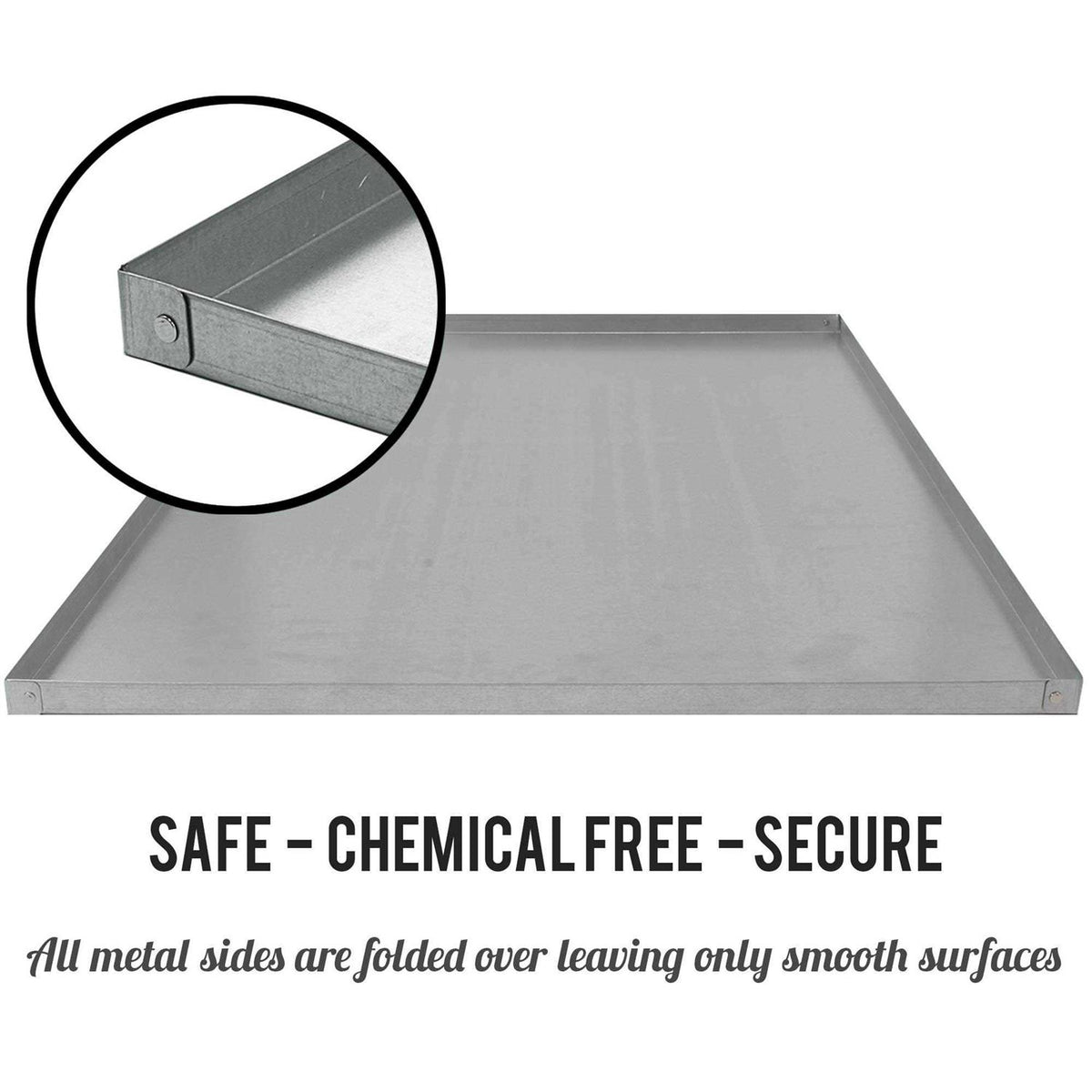 Galvanized Metal Tray O893640