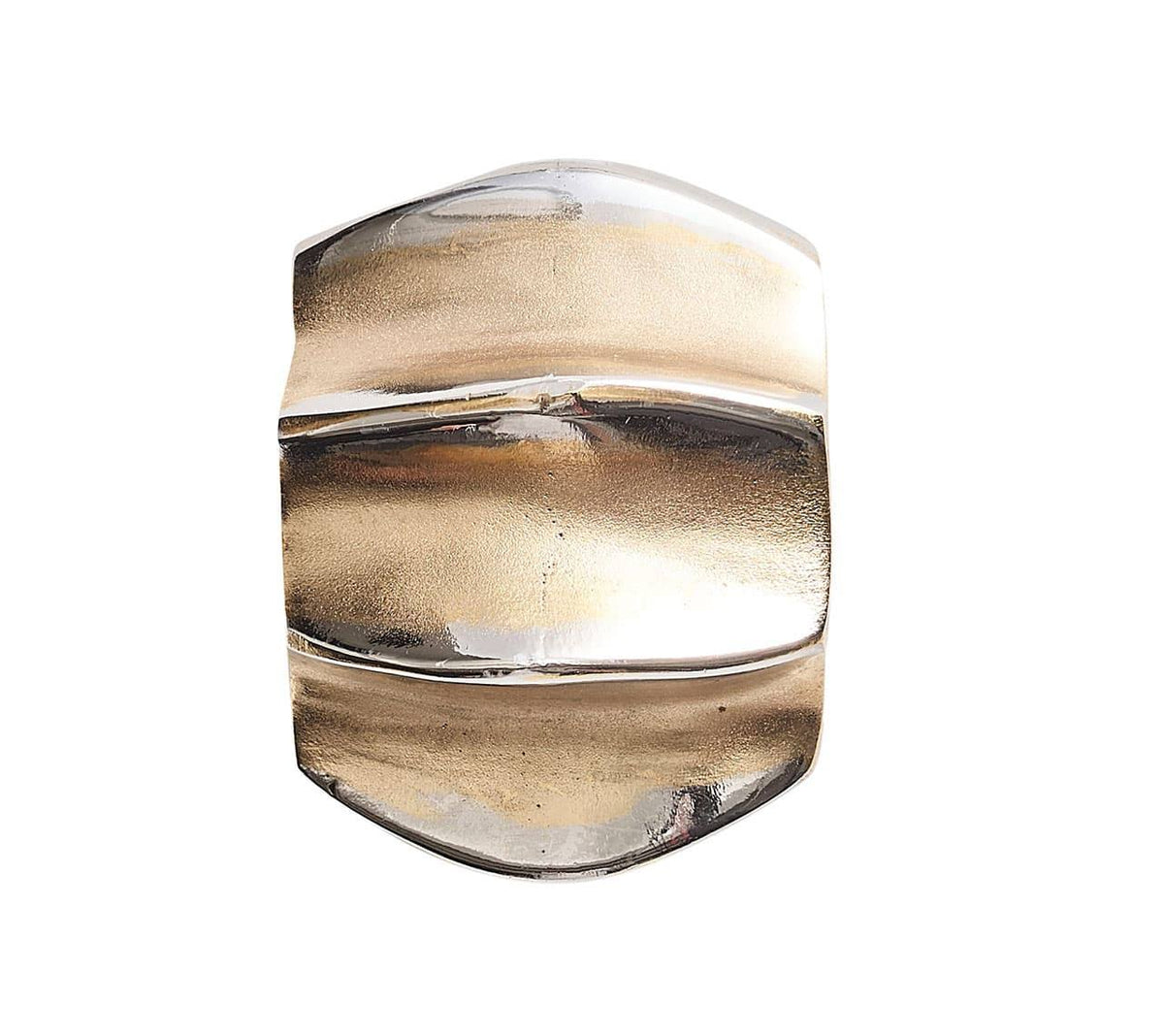 Gold & Silver Napkin Ring Set of 4 J161