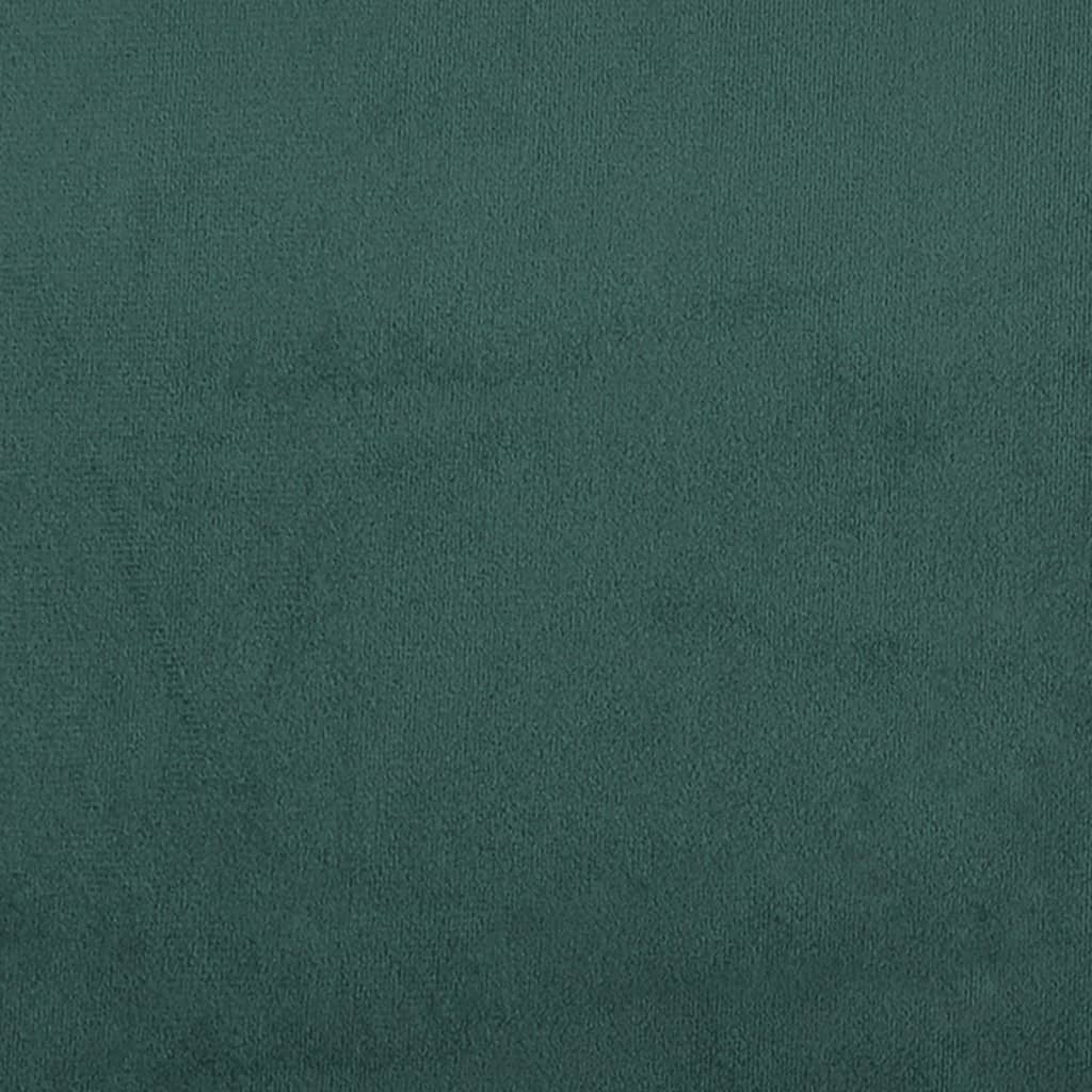 Dark Green Velvet 2 Piece Sofa Set N78488