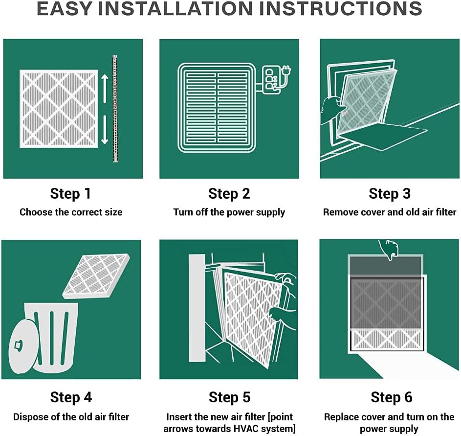 16x25x4 MERV 13 Pleated Air Filter (2-Pack) M34905