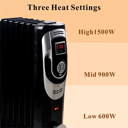 Oil Filled Heater 7-fins Digital T249145