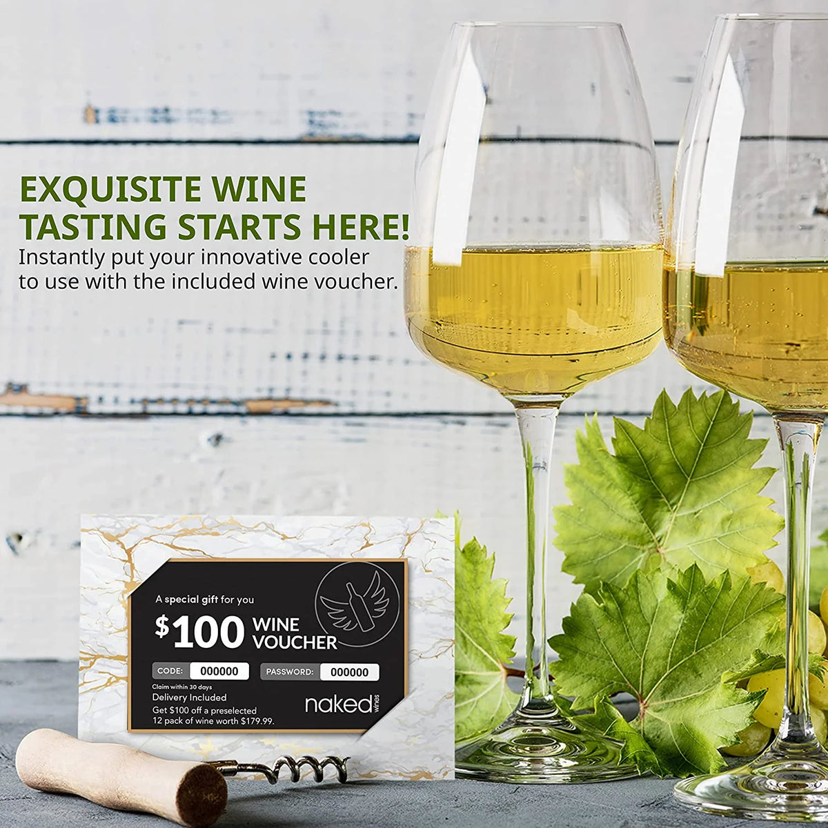 28 Bottle Stainless Steel Wine Refrigerator P73396