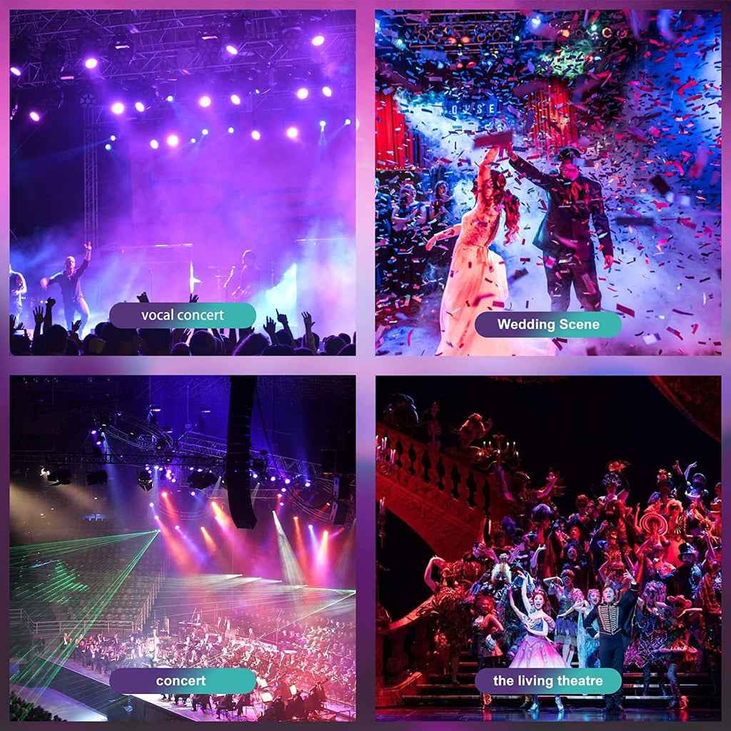 18x8W RGBW LED Washing Lighting Disco Lights with DMX-512 Sound Activated Strobe Lights L706588
