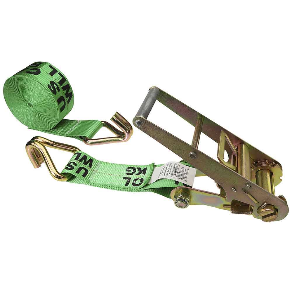 Green Ratchet Strap with Wire Hooks S948