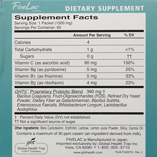 Probiotic 60 Packets C850529