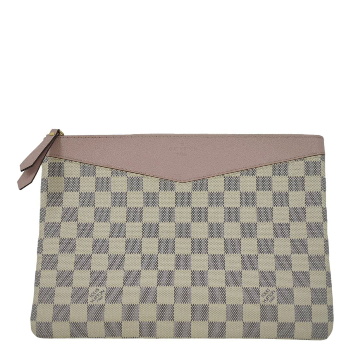 Pre-owned Damier Azur Pouch P612463