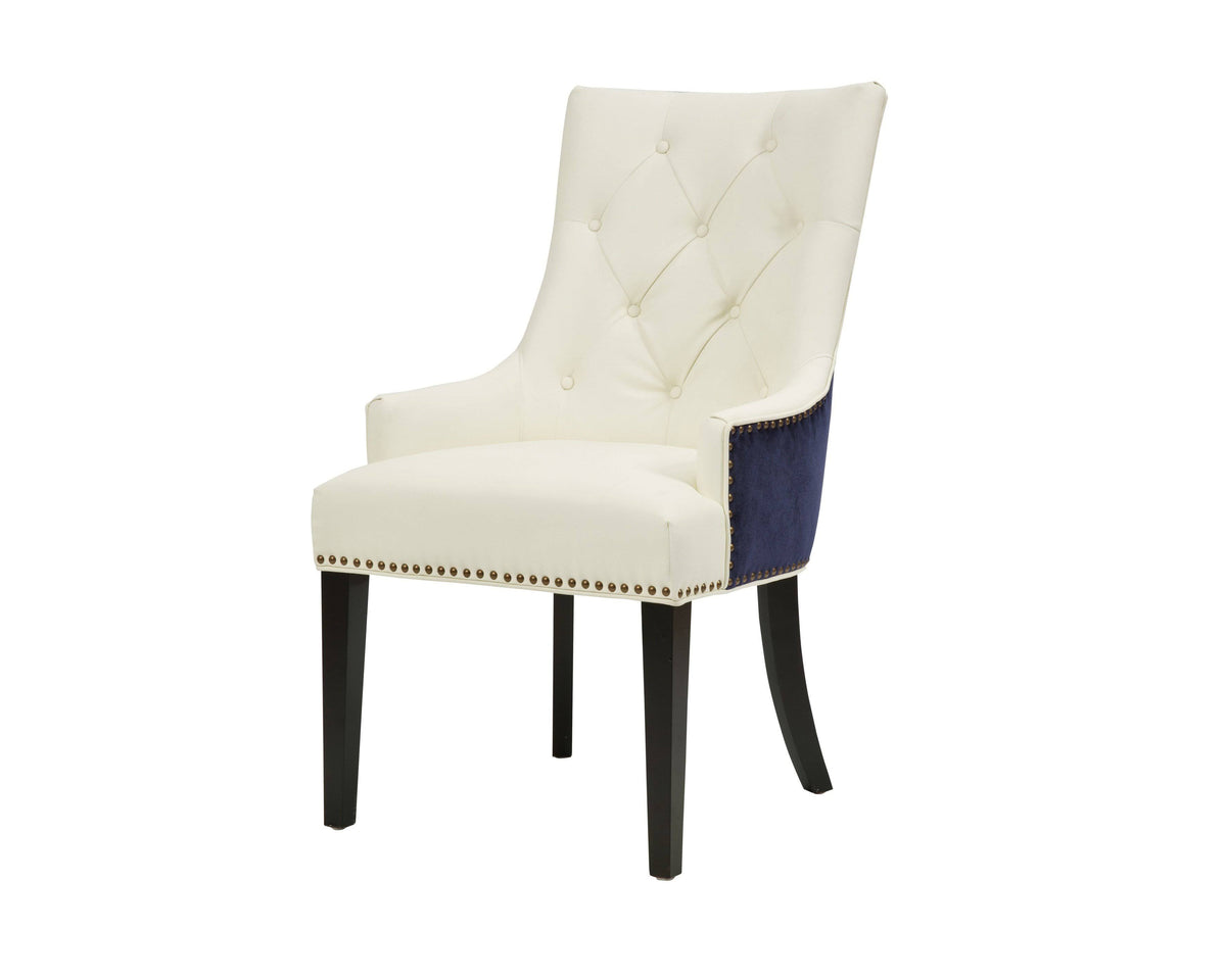 Button Tufted PU Leather Dining Side Chair X2842