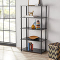 White 5-Shelf Storage Bookcase K51433
