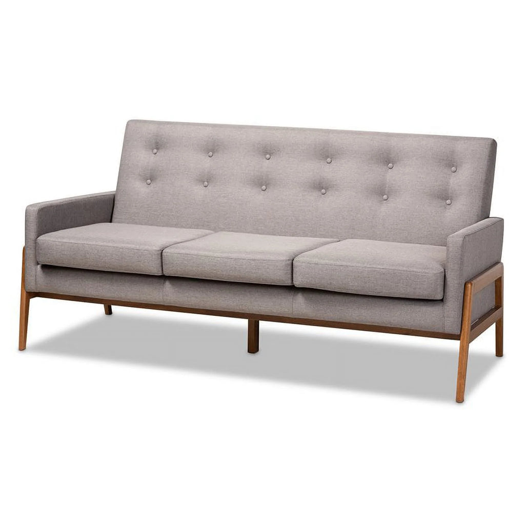 Grey 2 Piece Sofa Set with Lounge Chair C4199