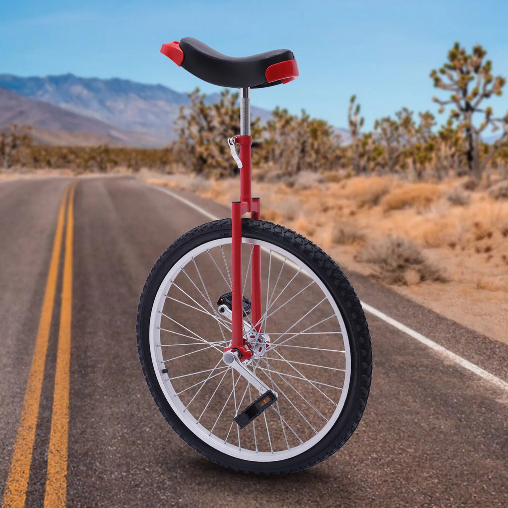 24 Unicycle with Leakproof Tire and Adjustable Seat G213