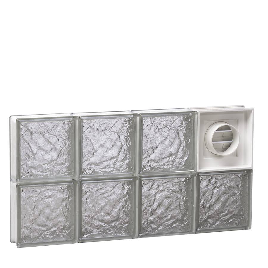 Frameless Replacement Glass Block Window O28754