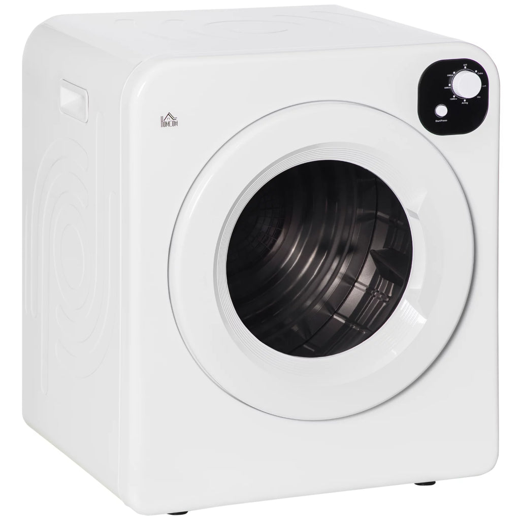 1300W 3.22 Cu. Ft. Electric Portable Laundry Dryer, White T306