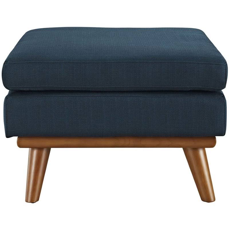 Azure Fabric Ottoman T916376