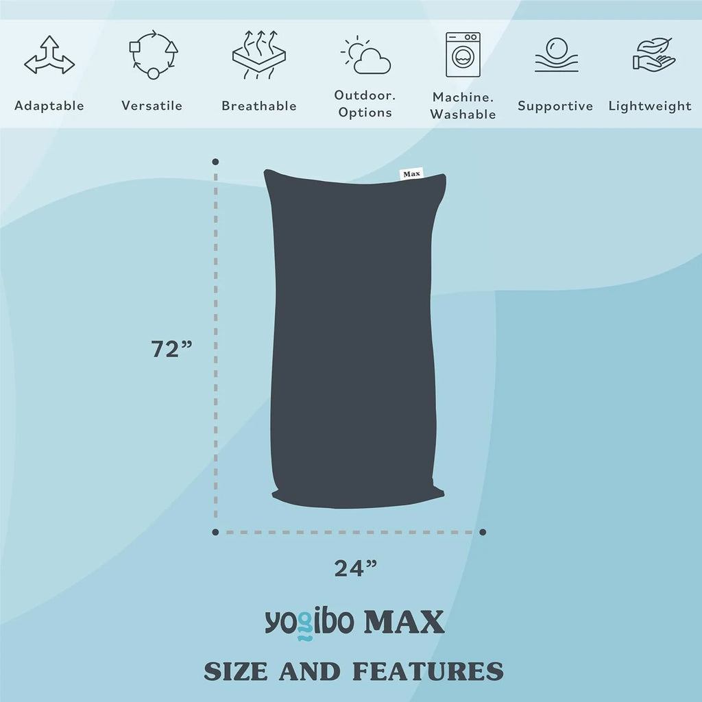 Oversized Plush Bean Bag Chair with Washable Cover G137351