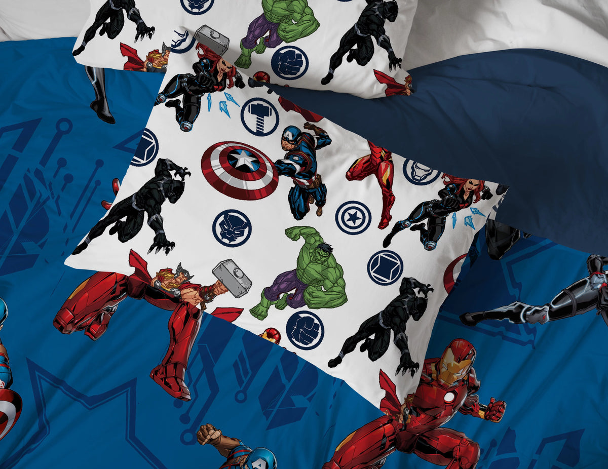 Blue Twin Microfiber Bed-in-a-Bag O57704
