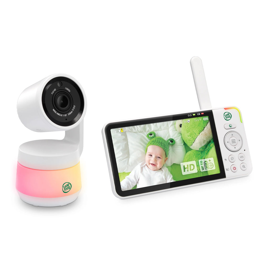 White 1080p WiFi Video Baby Monitor with 5" Display O805