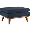 Azure Fabric Ottoman T916376