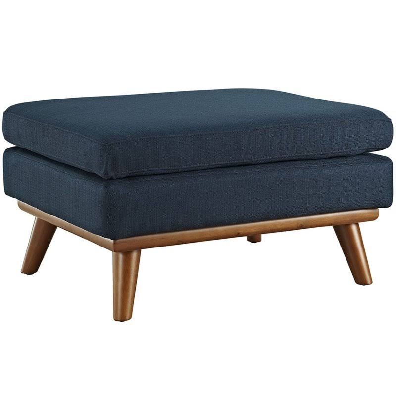 Azure Fabric Ottoman T916376