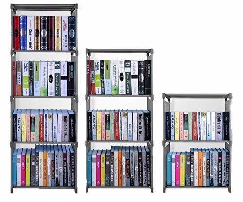 Grey 9-Cube Adjustable Bookshelf L302