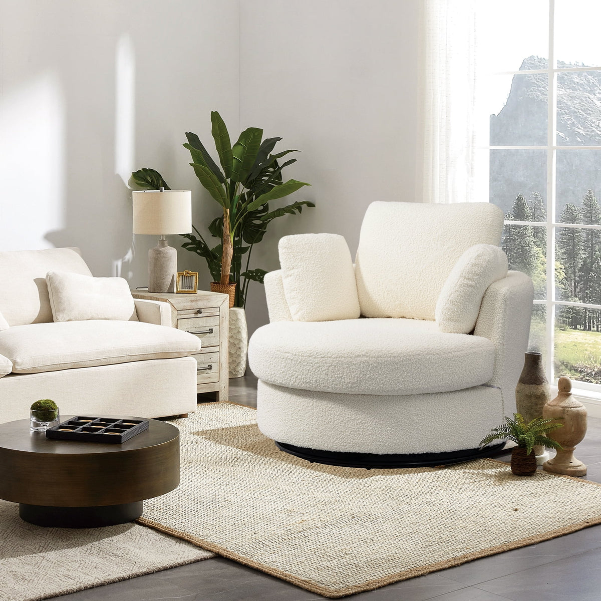 Sherpa Swivel Chair N4248